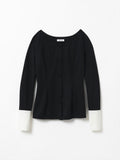OFF-SHOULDER JERSEY TOP
