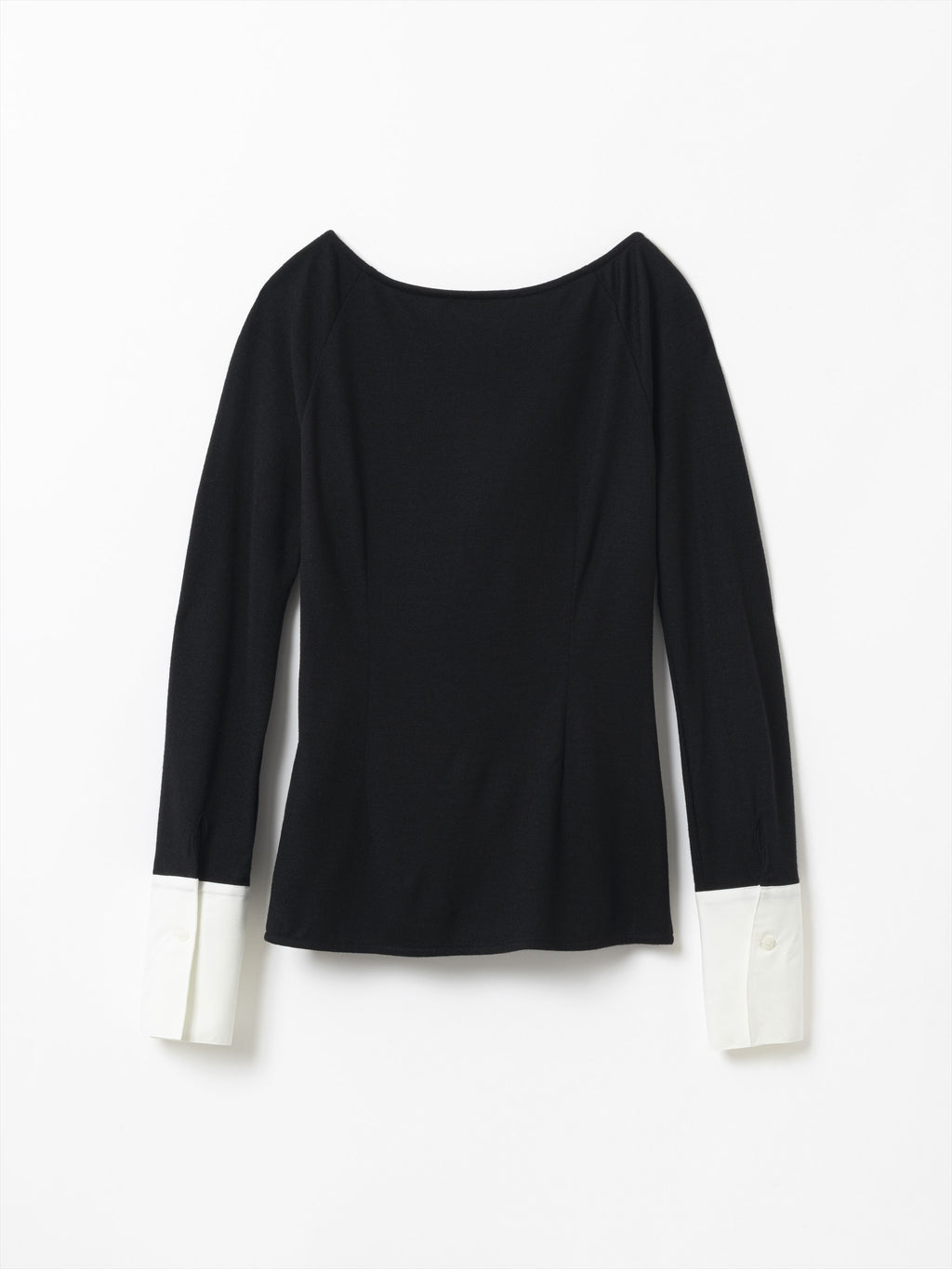 OFF-SHOULDER JERSEY TOP