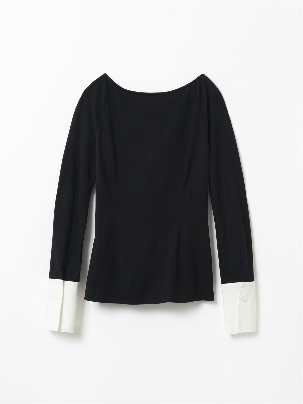 OFF-SHOULDER JERSEY TOP