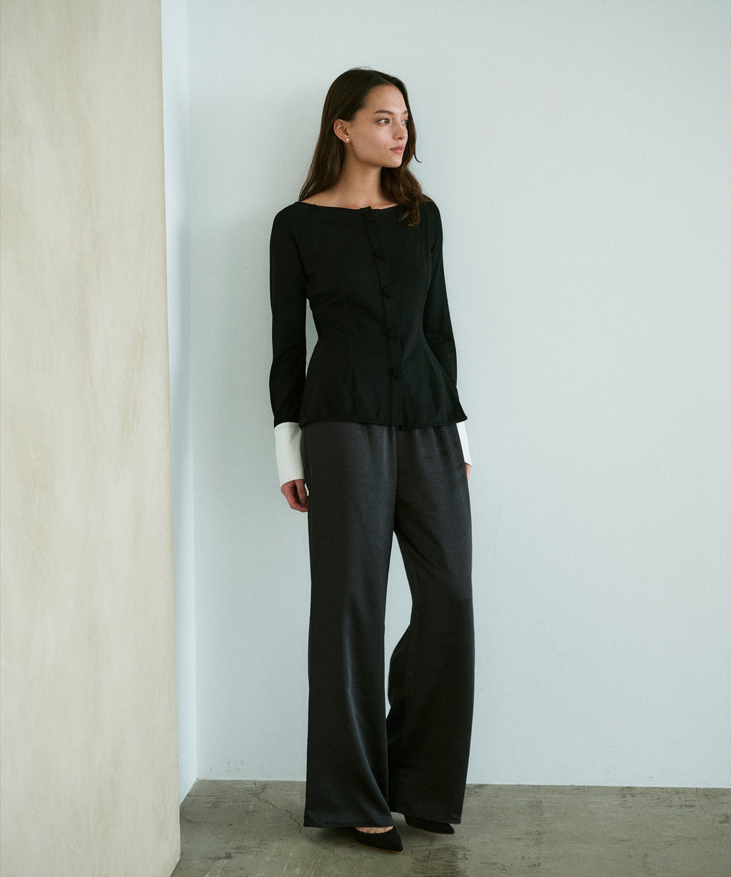 OFF-SHOULDER JERSEY TOP