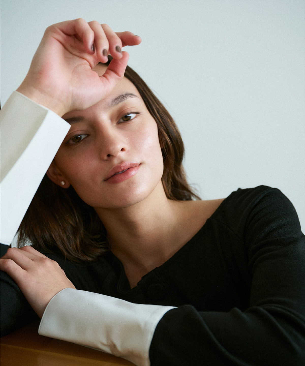 OFF-SHOULDER JERSEY TOP