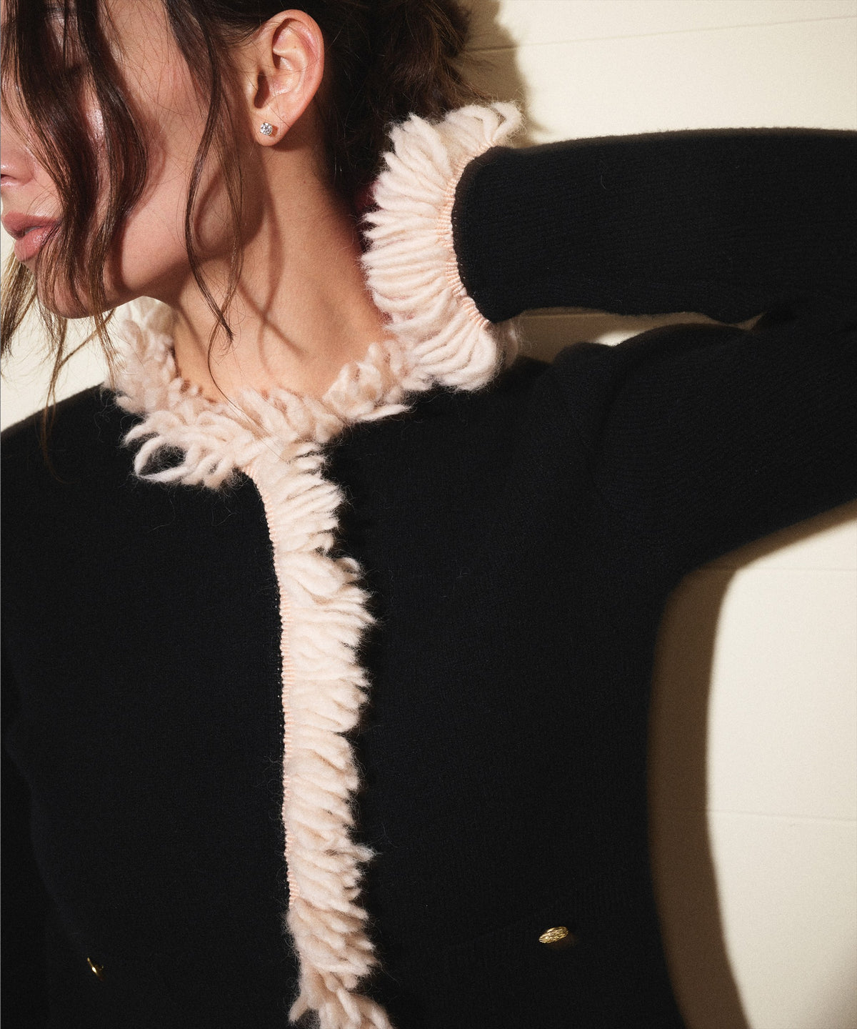 FRINGE KNIT JACKET