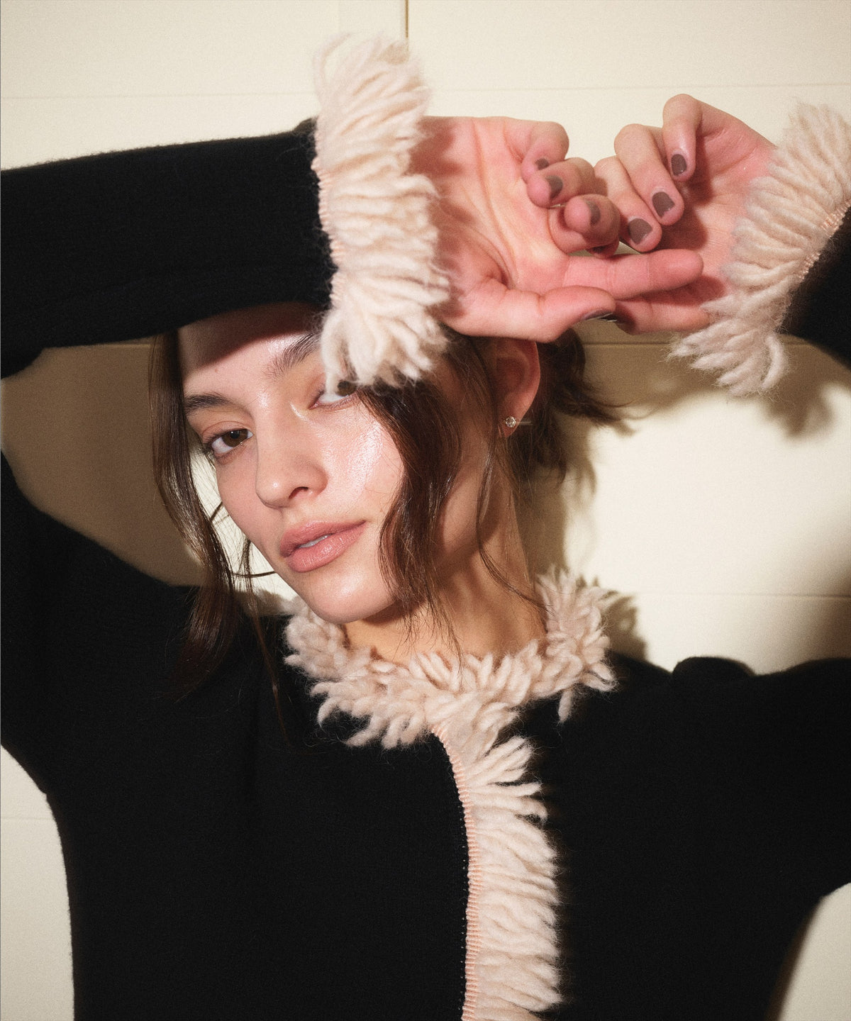 FRINGE KNIT JACKET