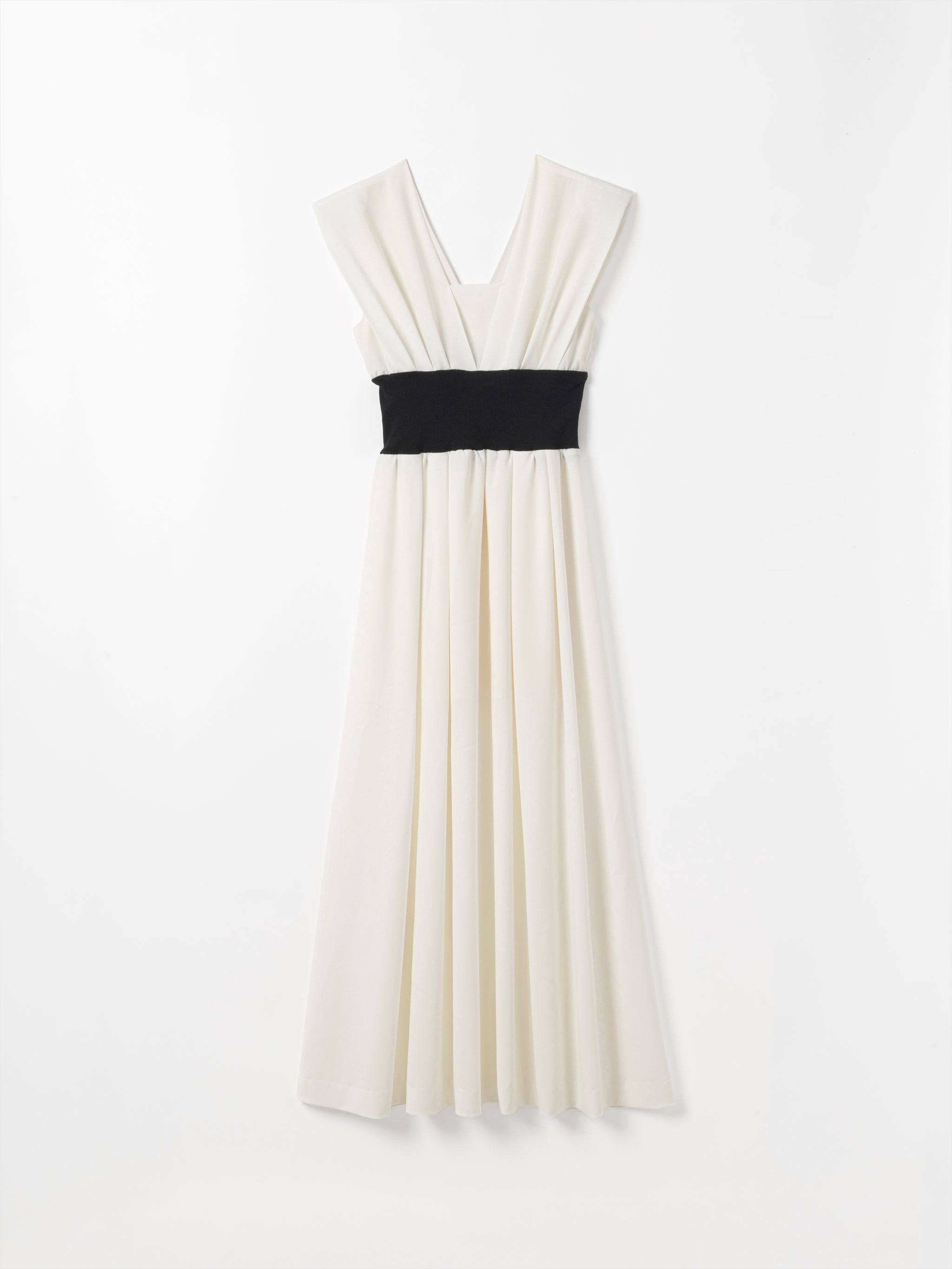 【COMING SOON】CONTRAST RIBBON WAIST DRESS