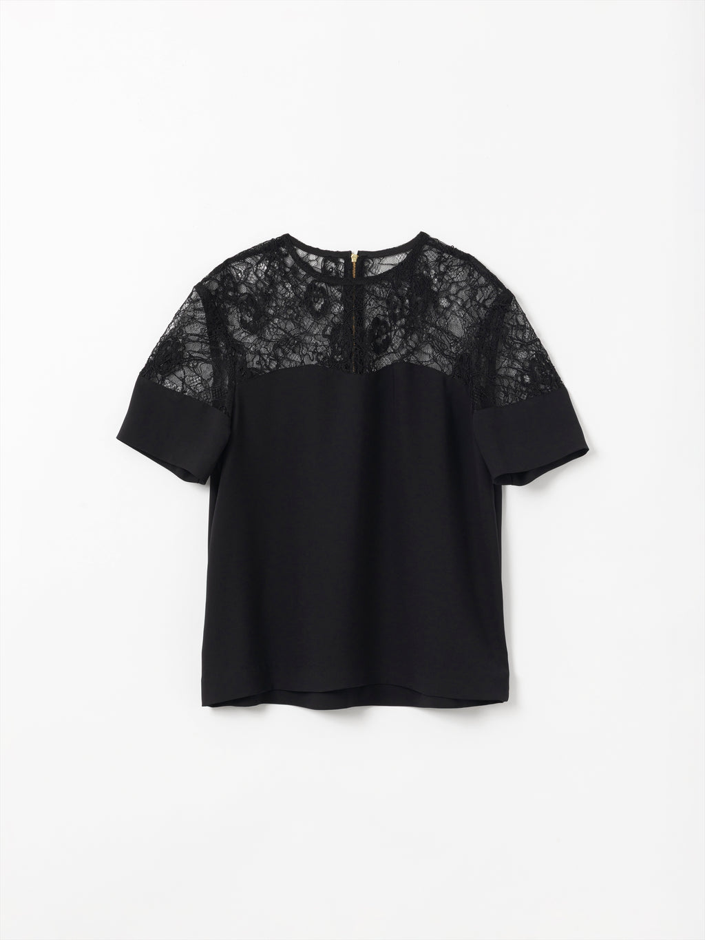 LACE PANEL BLOUSE