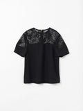 LACE PANEL BLOUSE