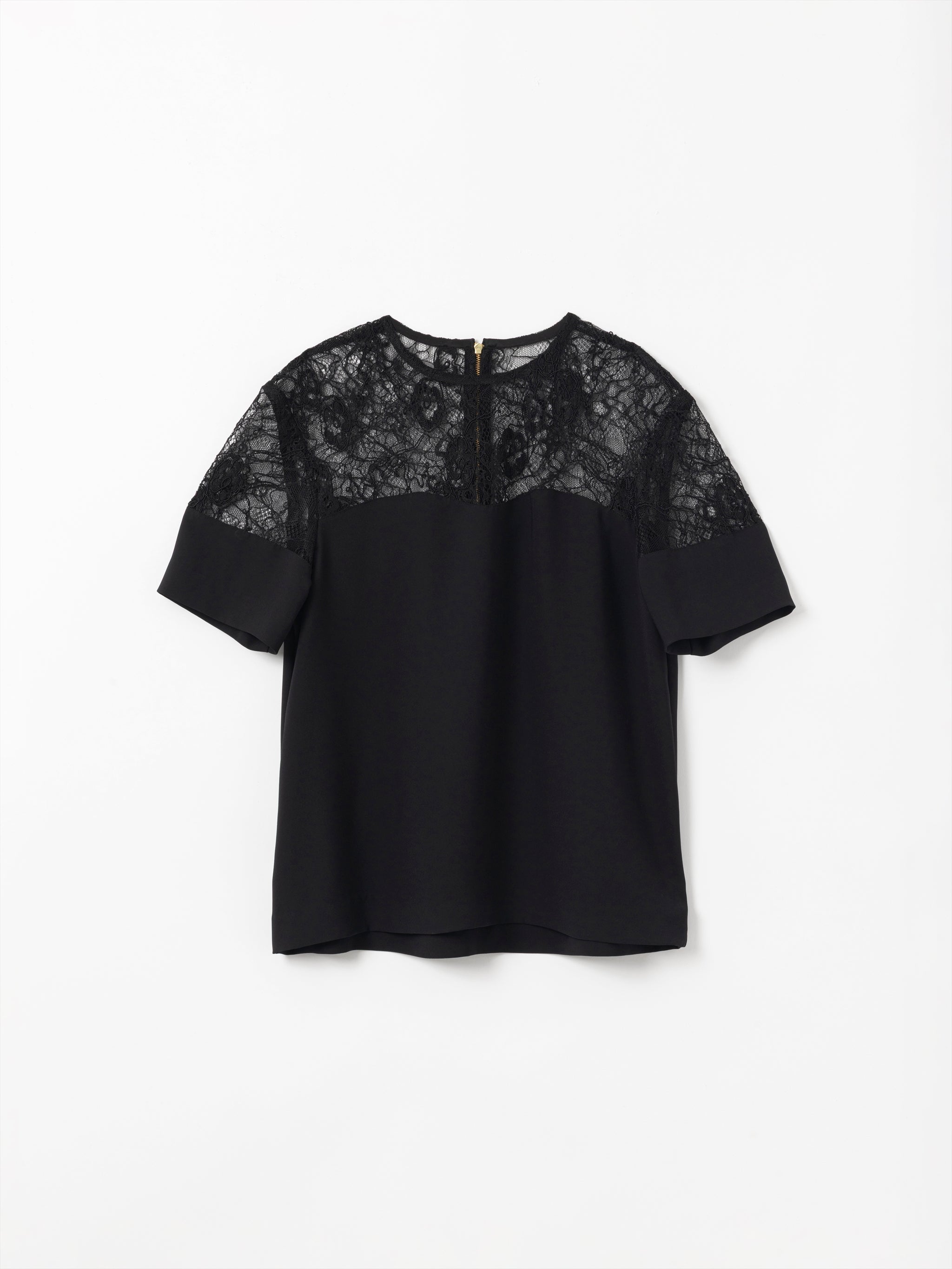 LACE PANEL BLOUSE