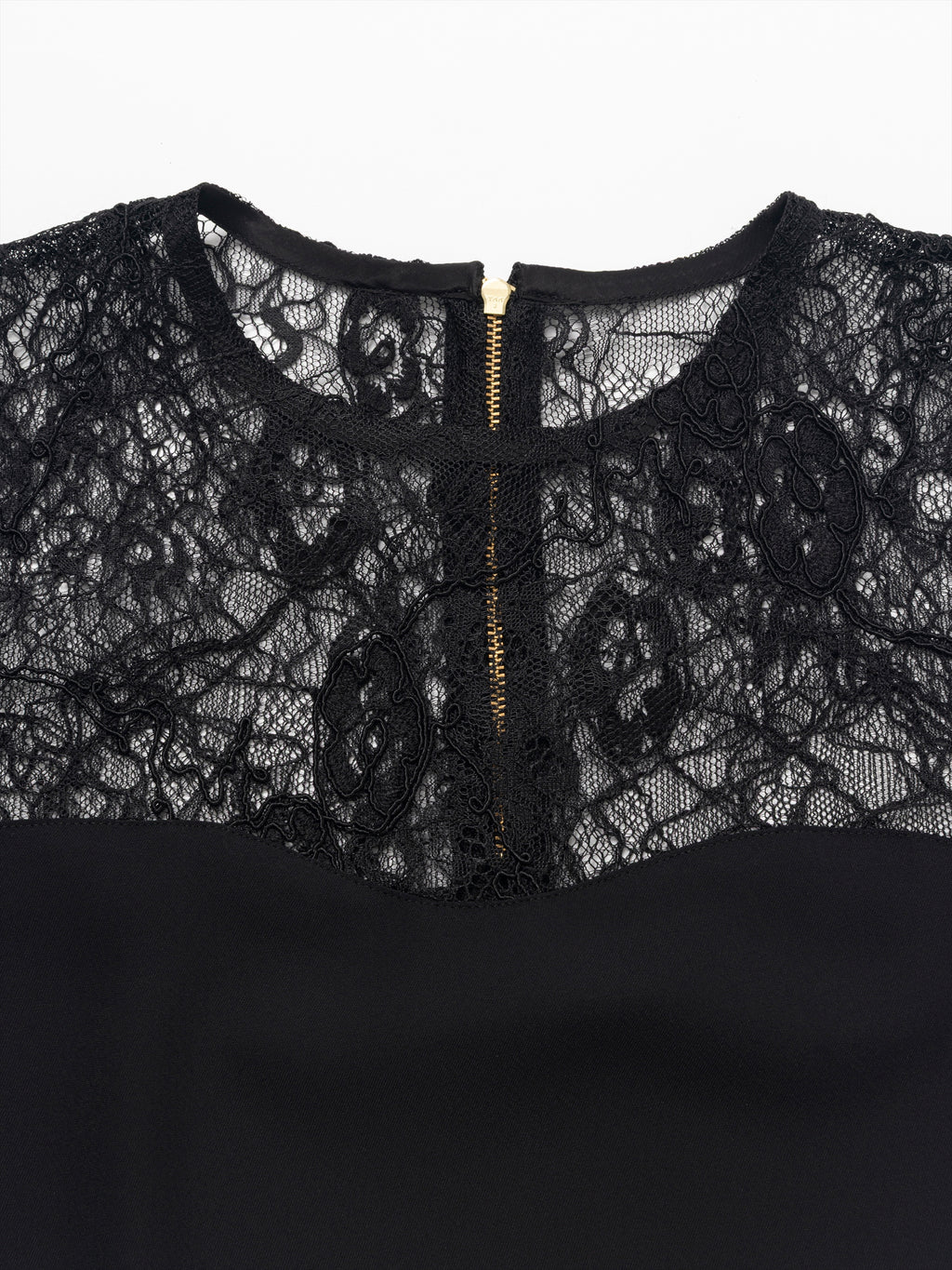 LACE PANEL BLOUSE