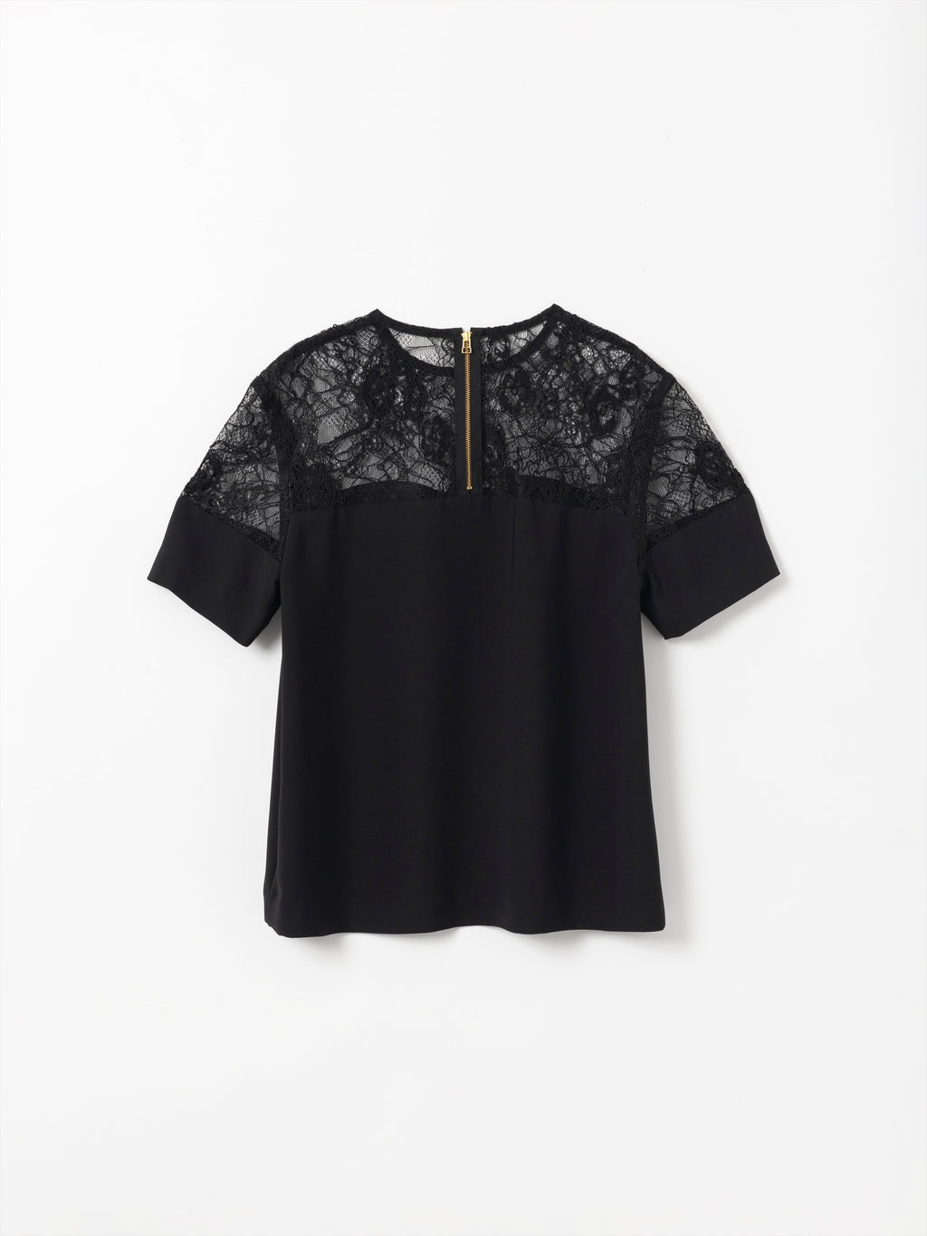 LACE PANEL BLOUSE