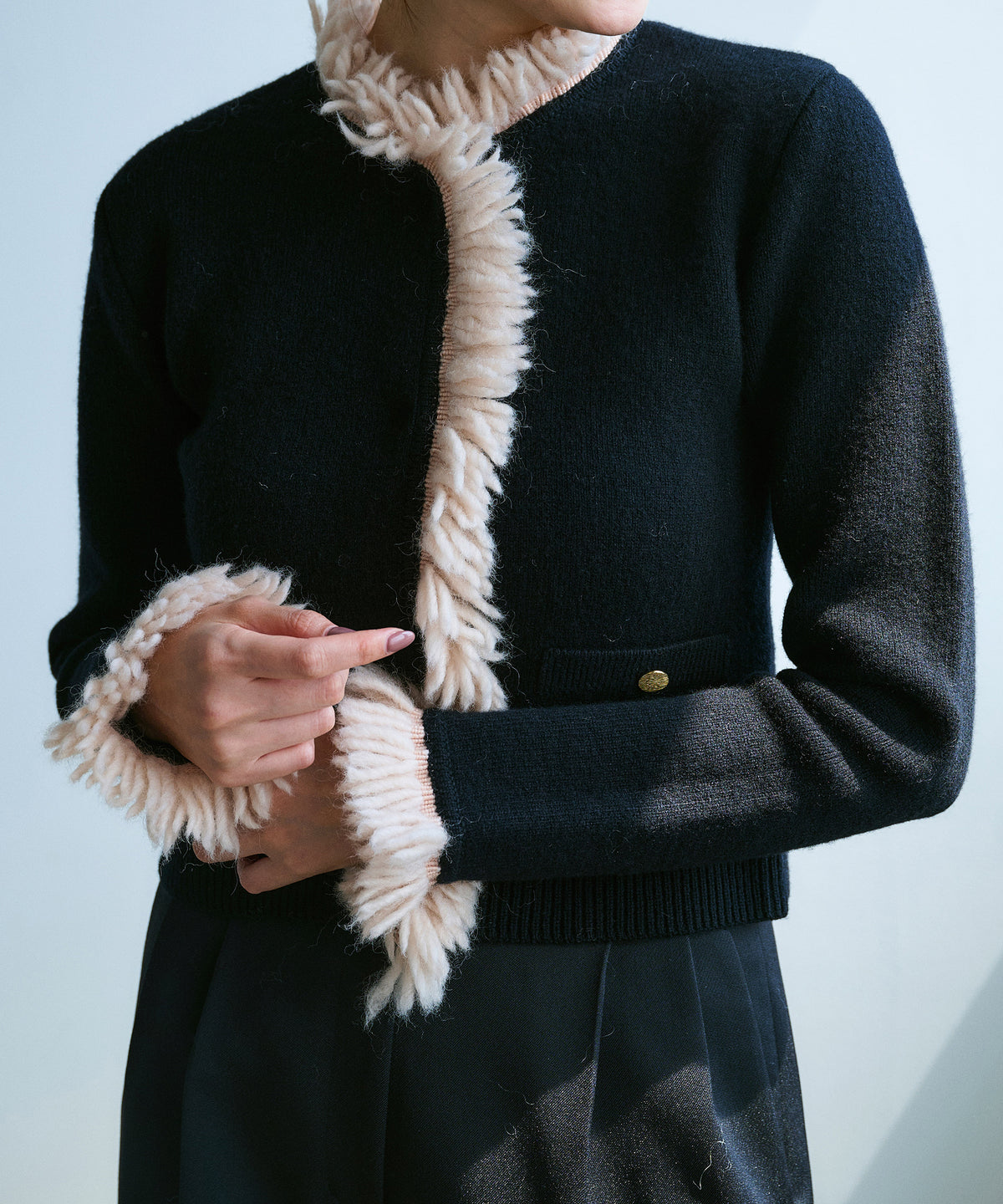 FRINGE KNIT JACKET