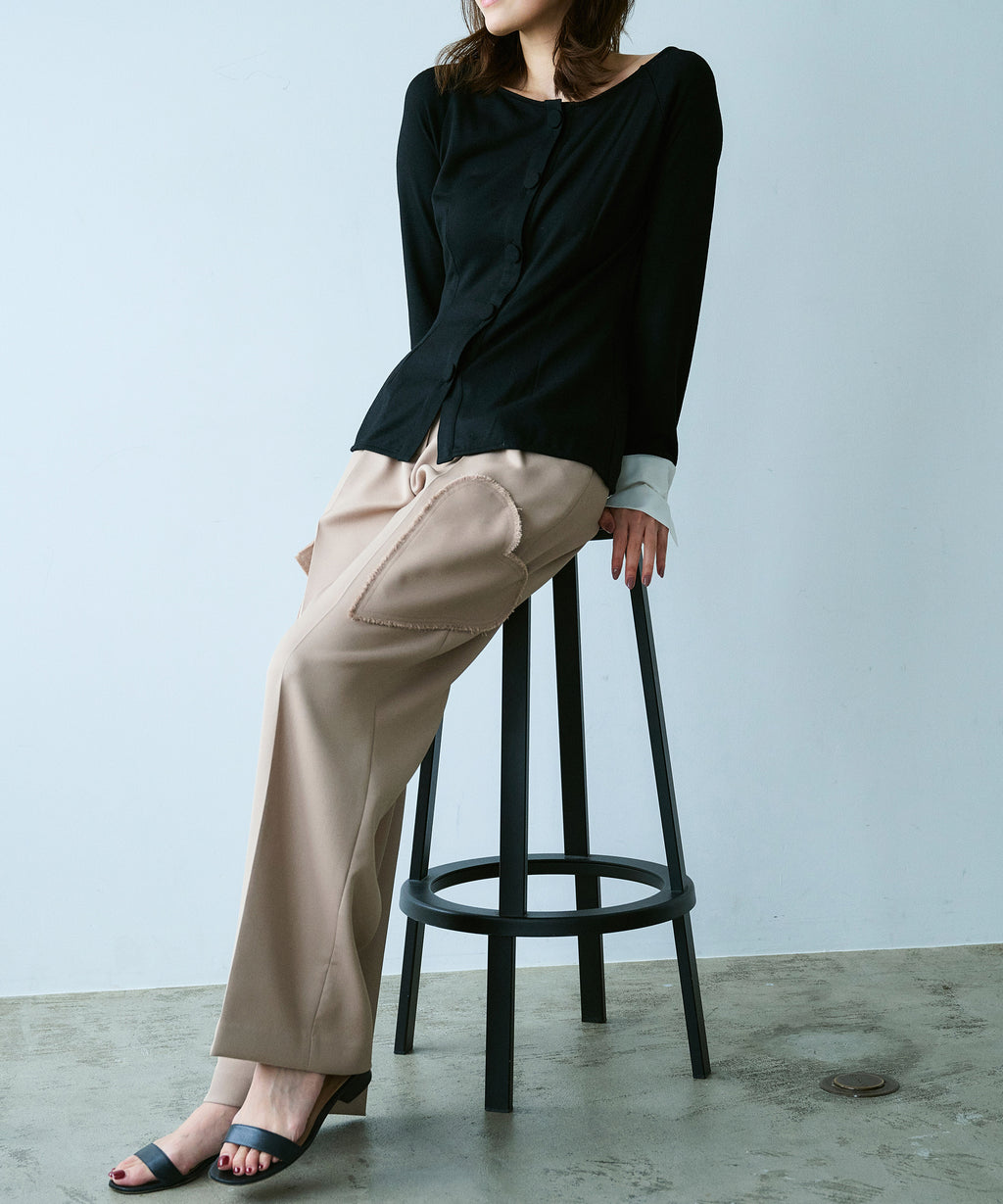 OFF-SHOULDER JERSEY TOP