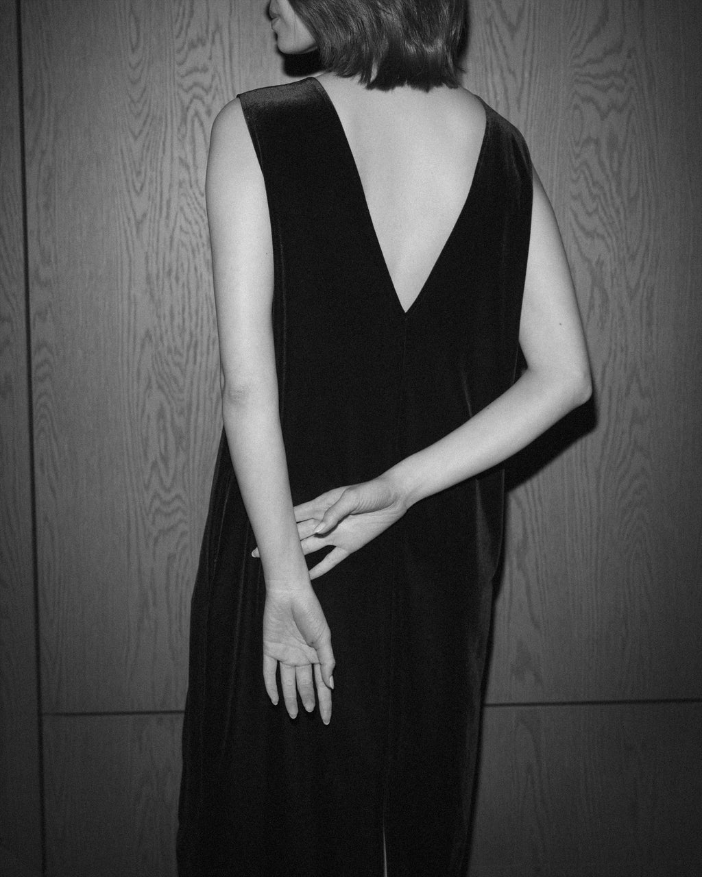 【COMING SOON】VELOUR OPEN FLAME DRESS