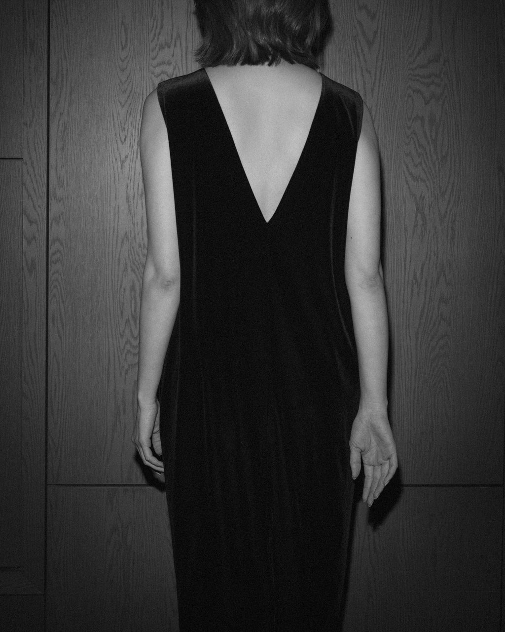 【COMING SOON】VELOUR OPEN FLAME DRESS