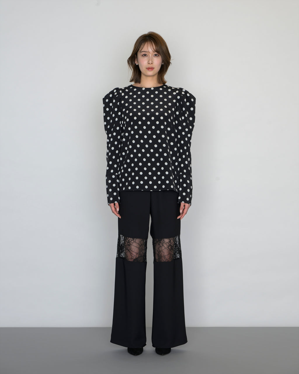POLKA DOT BLOOM BLOUSE