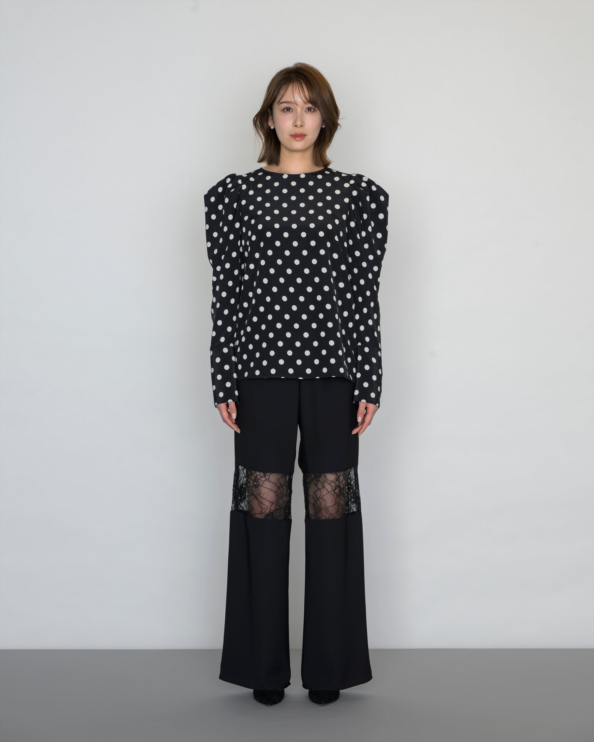 POLKA DOT BLOOM BLOUSE